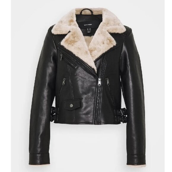 Vero Moda Vmfallleaonie Faux Leather Jacket - Picture 5 of 9